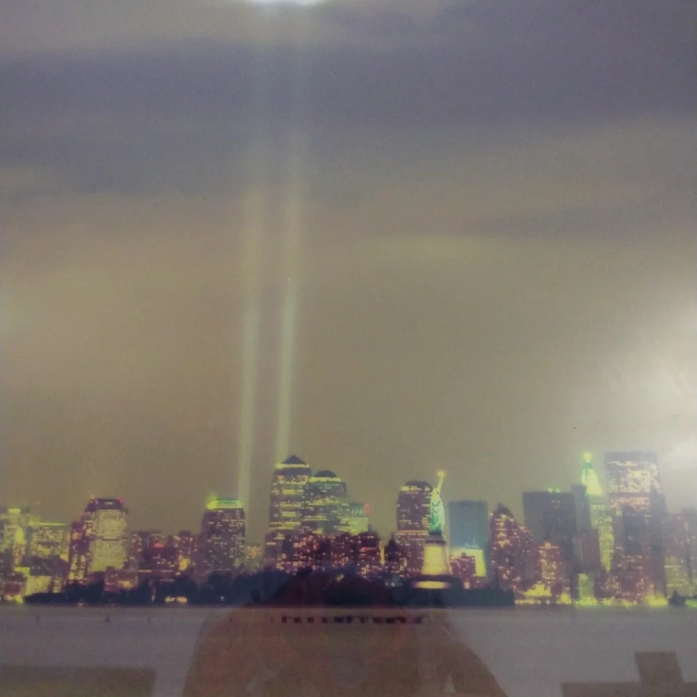 SOLD-3/$10 ⭐ NYC New York City 9/11 Memorial We Will Never Forget Framed Picture - Picture 4 of 12